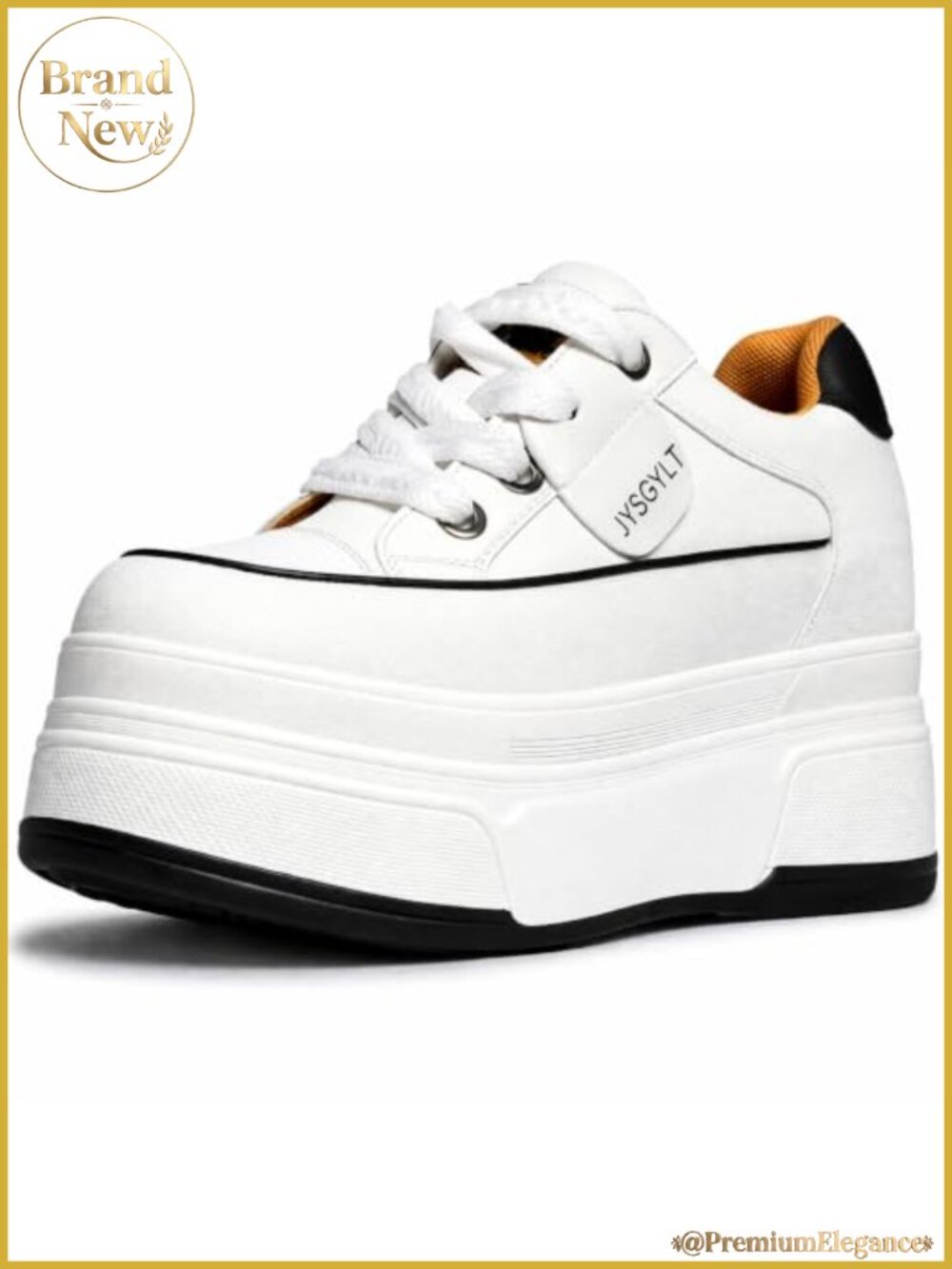 Women's Platform Sneakers Chunky Lace Up Comfort Casual Shoes